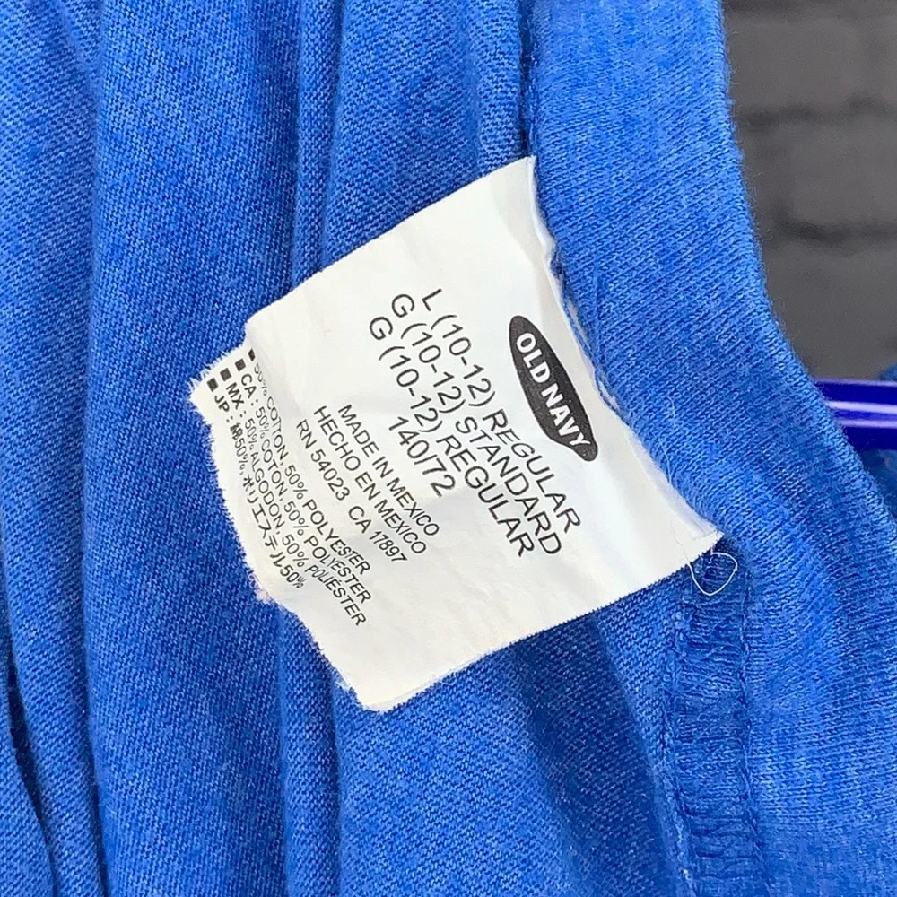 Old Navy Large Boys Sonic the Hedgehog Shirt Blue